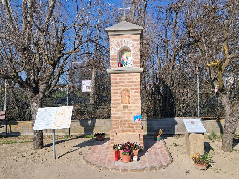 Benedizione Pasquale alla Celletta Mariana di Via Rio Salto II tratto II tratto