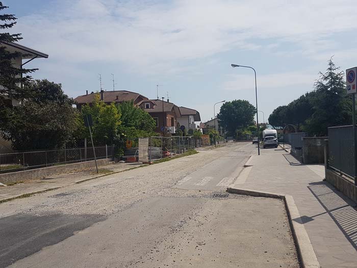 Via Gramsci lavori