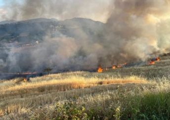 Incendi boschivi rischio alto su tutto il territorio